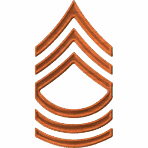 Army Rank E8 Master Sergeant